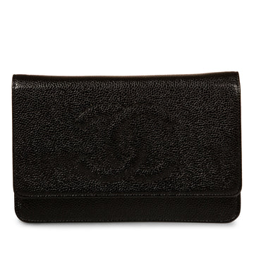 Chanel Classic CC Wallet on Chain