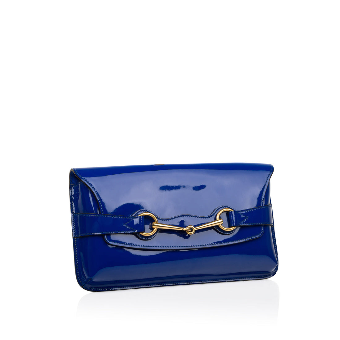 Gucci Patent Horsebit Clutch