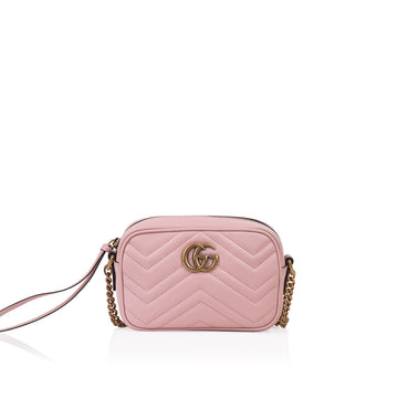 Gucci Mini Quilted Crossbody Marmont Bag