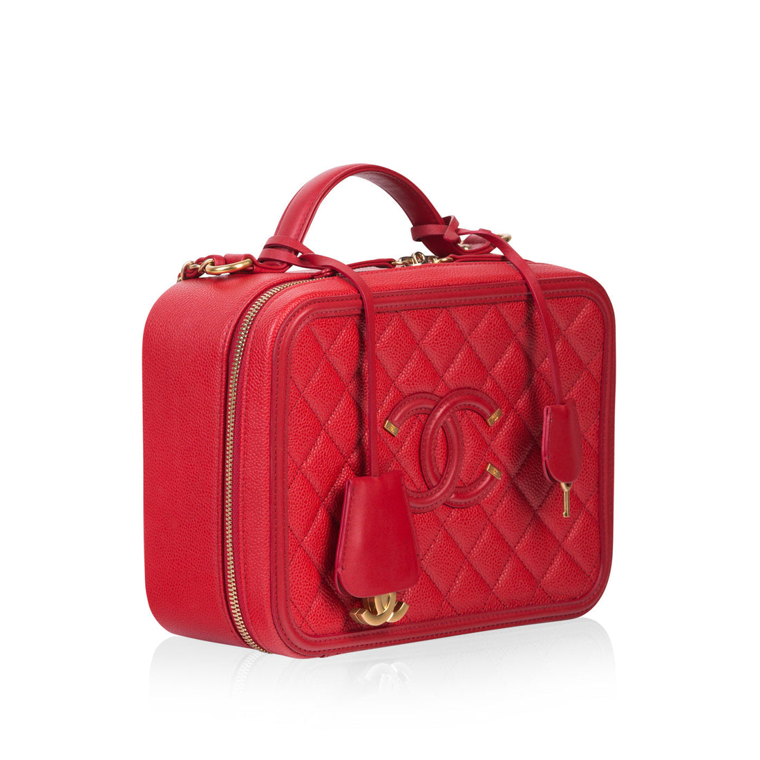 Chanel Filigree Vanity Case