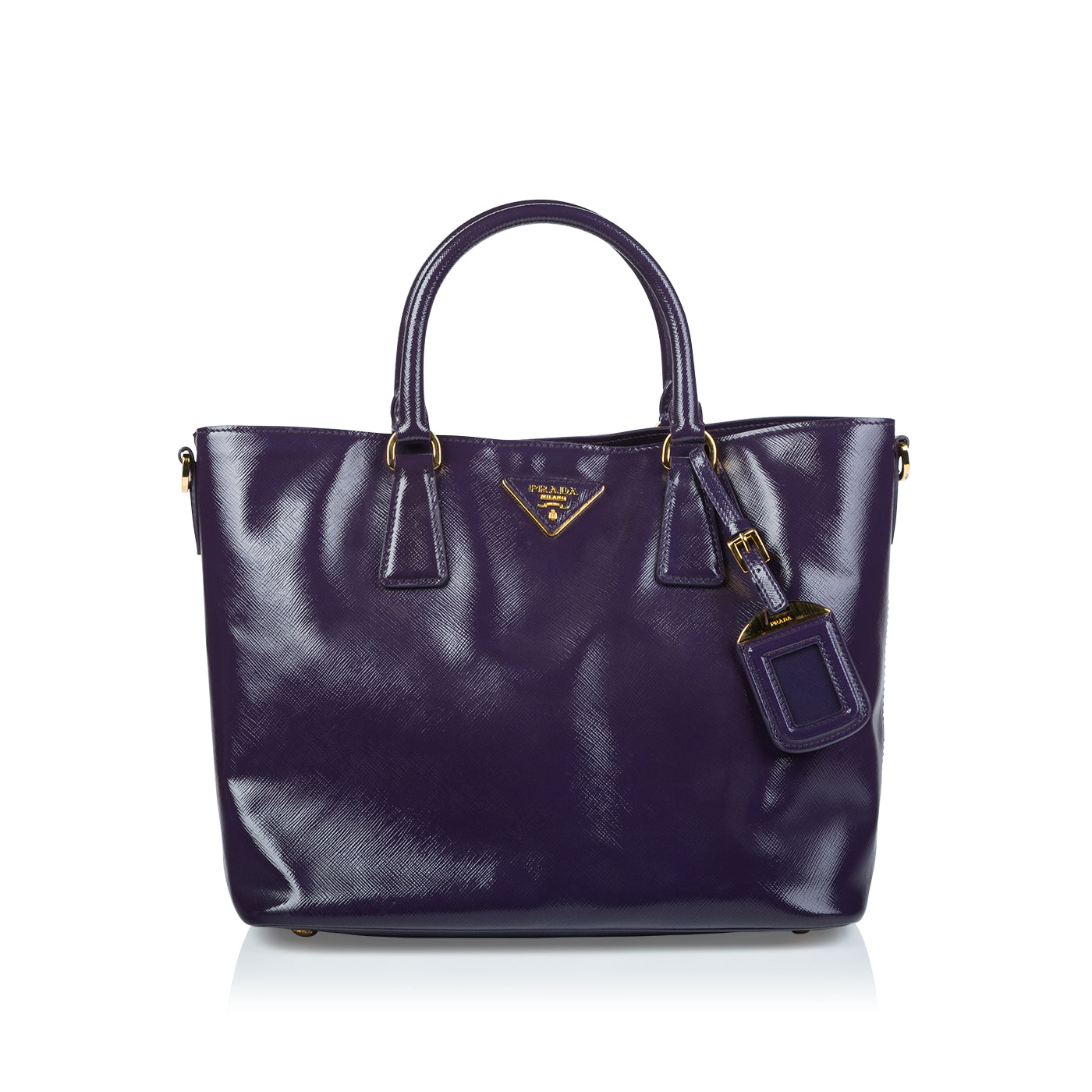 Prada Glazed Saffiano Leather Tote
