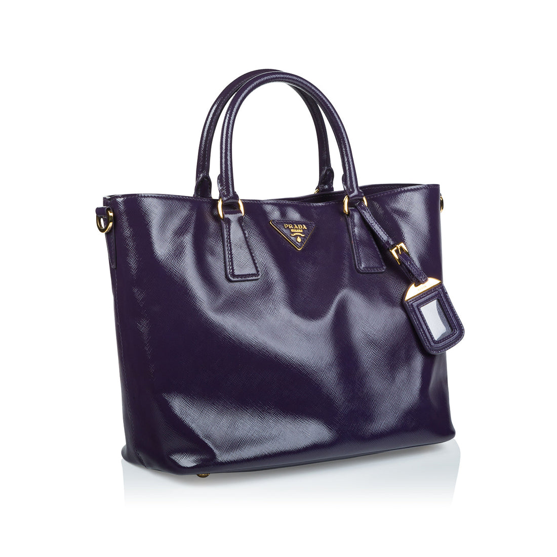 Prada Glazed Saffiano Leather Tote