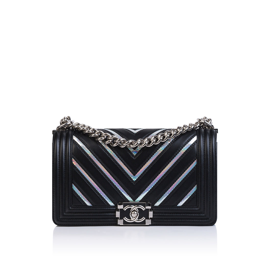 Chanel PVC Iridescent Boy Bag Medium