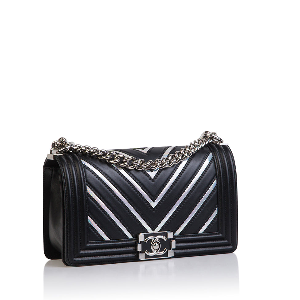 Chanel PVC Iridescent Boy Bag Medium
