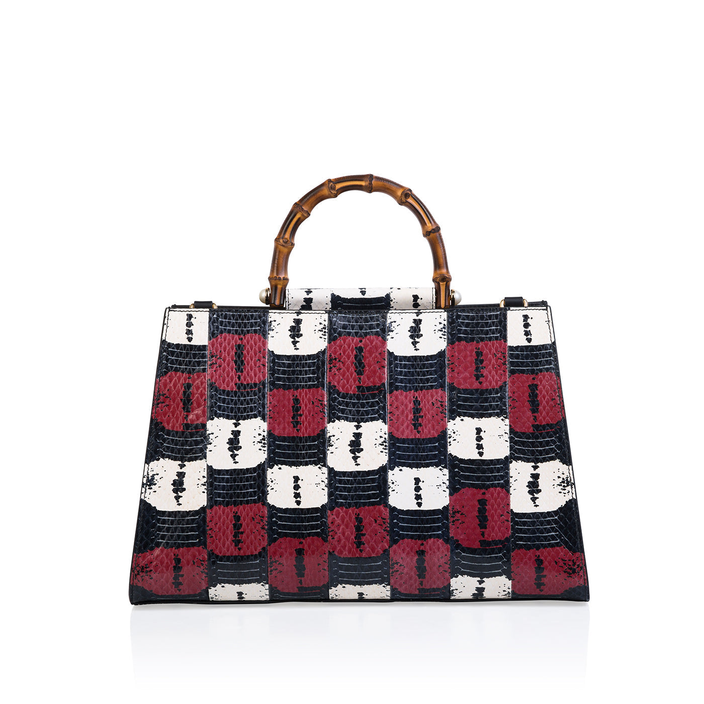 Gucci Nymphaea snakeskin tote