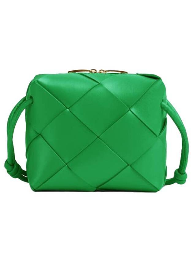 Bottega Veneta Cassette Intrecciato Mini Shoulder Bag Green