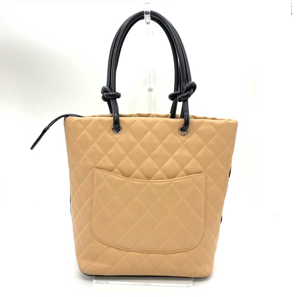 Chanel Cambon Line Medium Tote Bag Leather