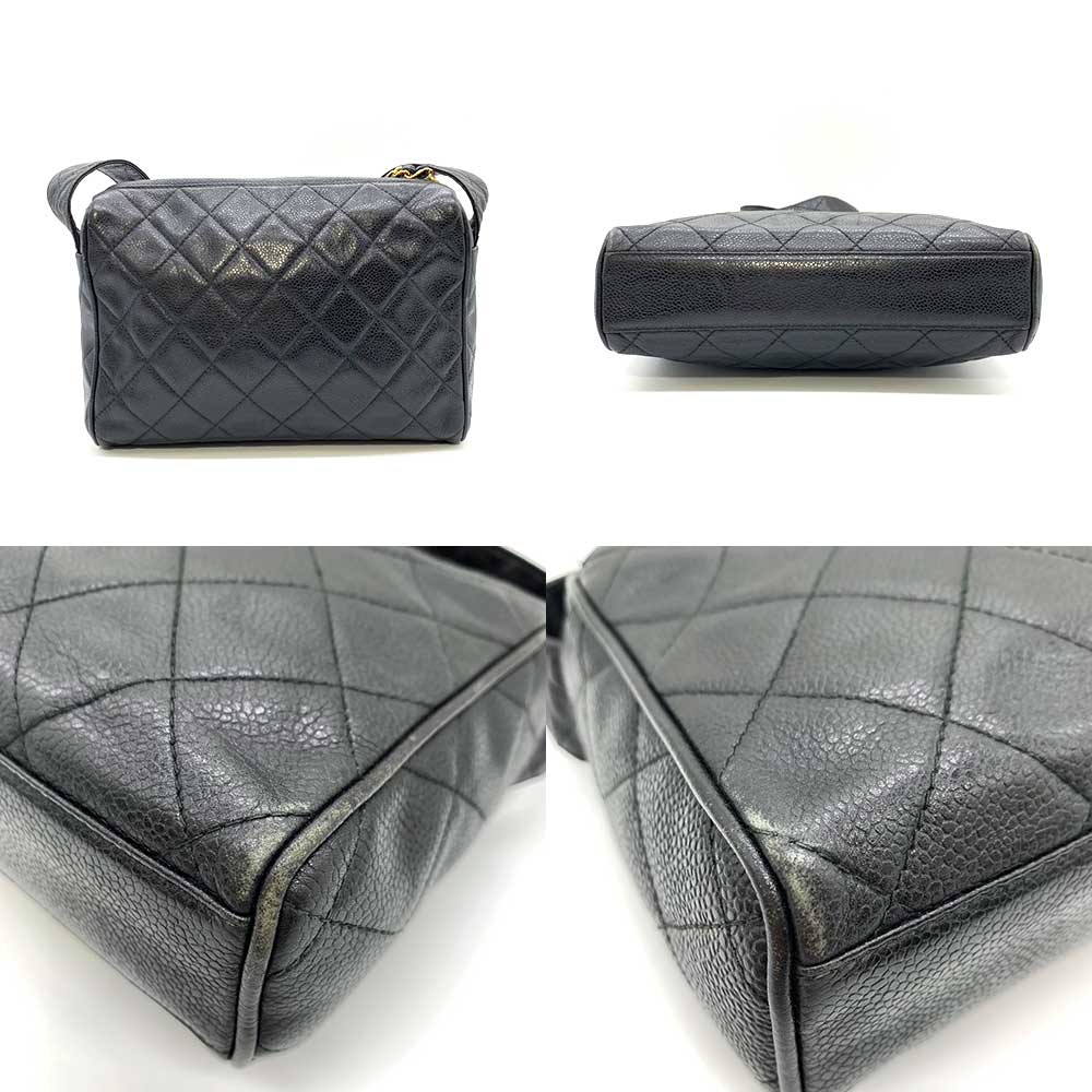 Chanel Caviar Skin Matelasse Shoulder Bag