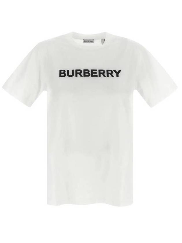 Burberry Logo Cotton Short Sleeve T-Shirt White