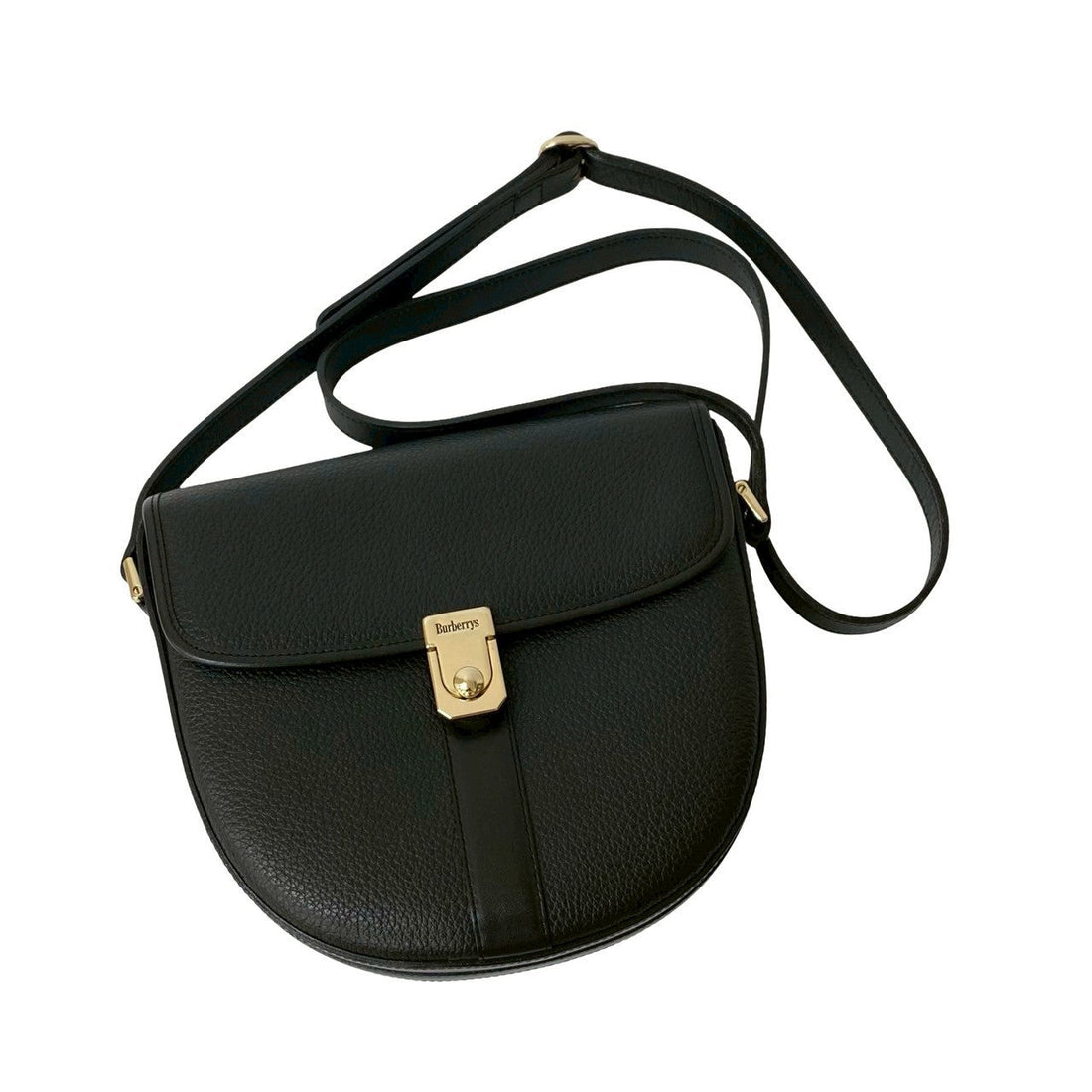 Burberrys Leather Shoulder Bag