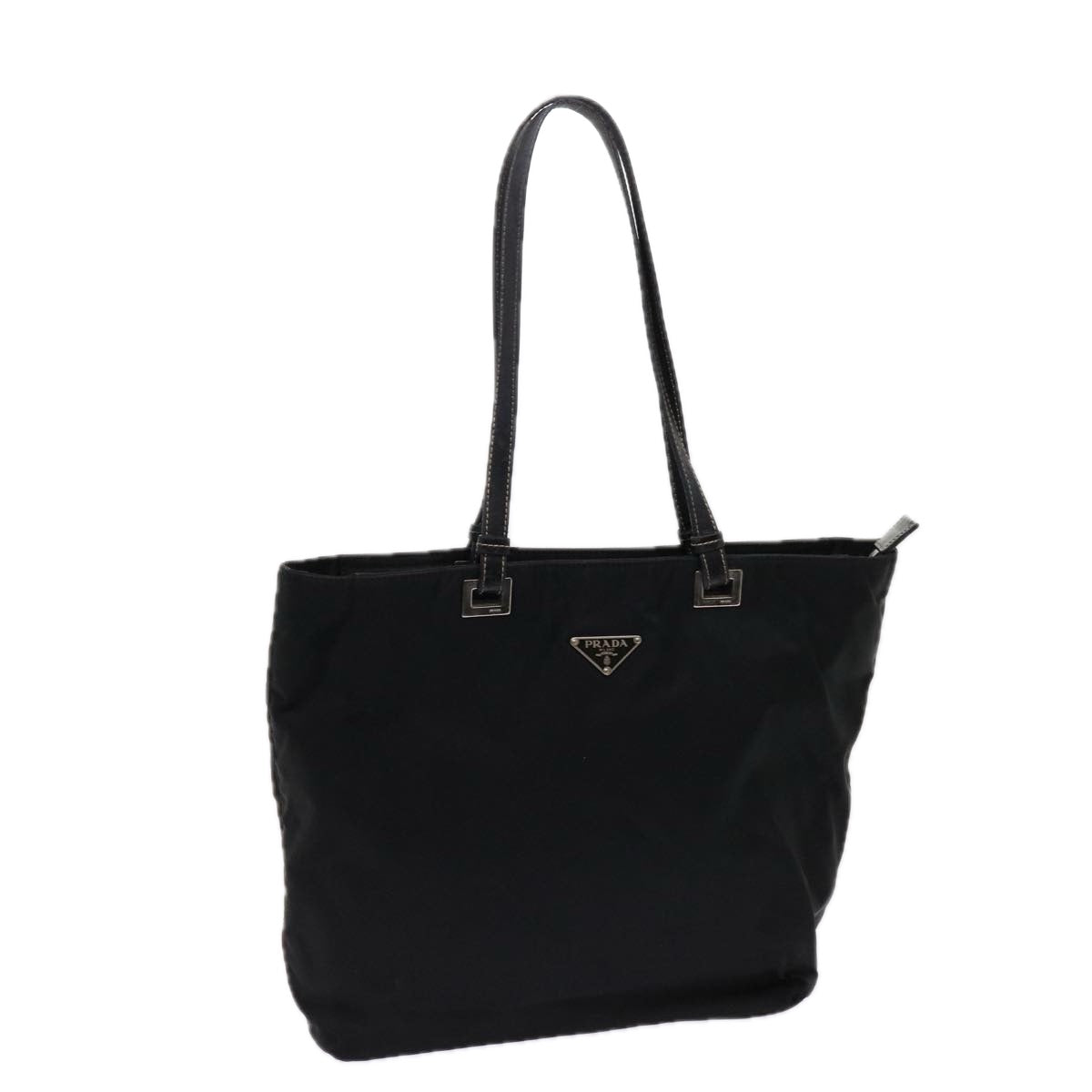 PRADA Tote Bag Nylon Black  61173