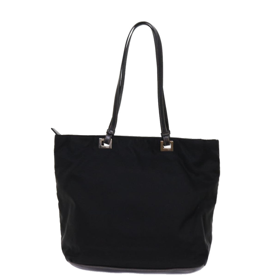 PRADA Tote Bag Nylon Black  61173