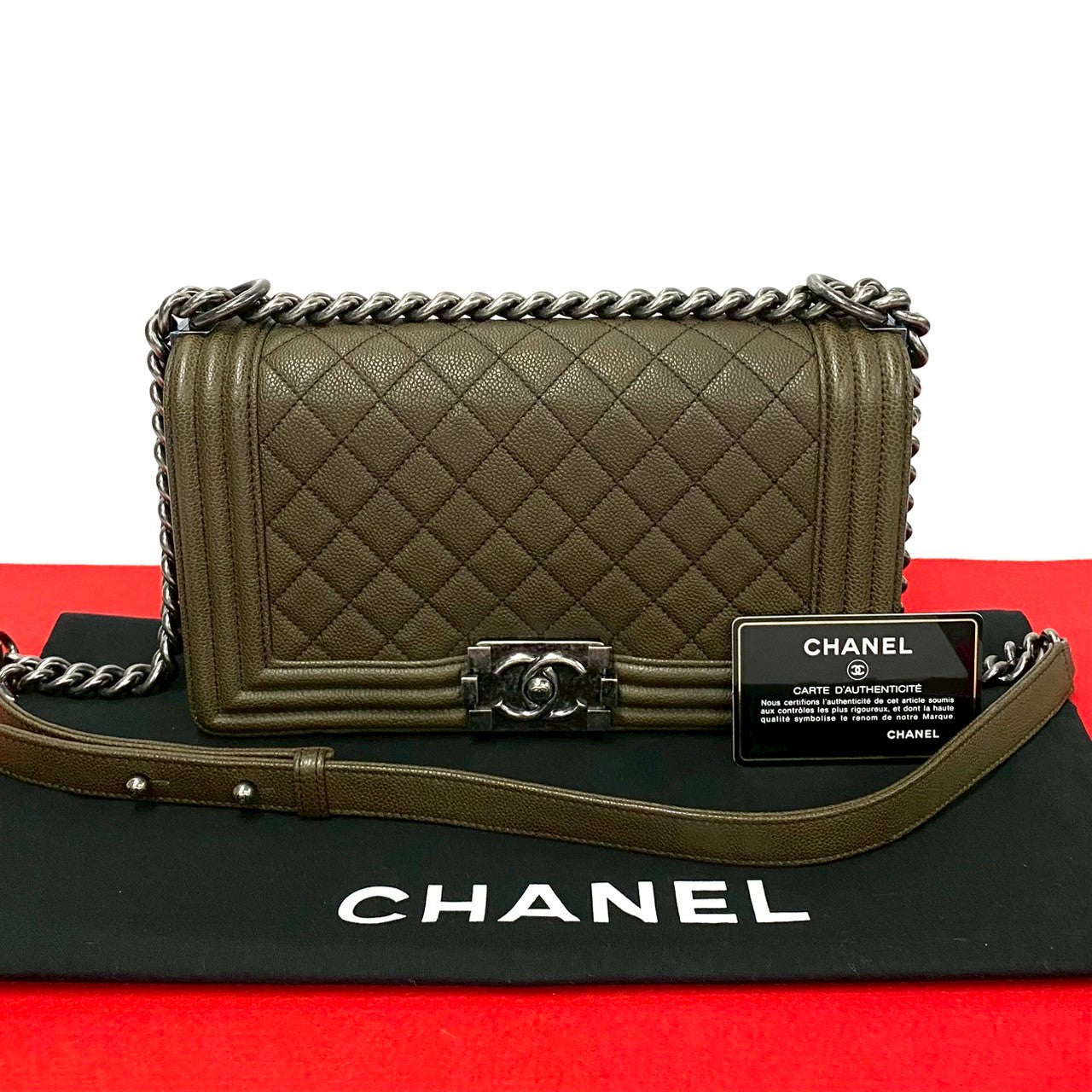 Chanel Boy Chanel Leather Shoulder Bag
