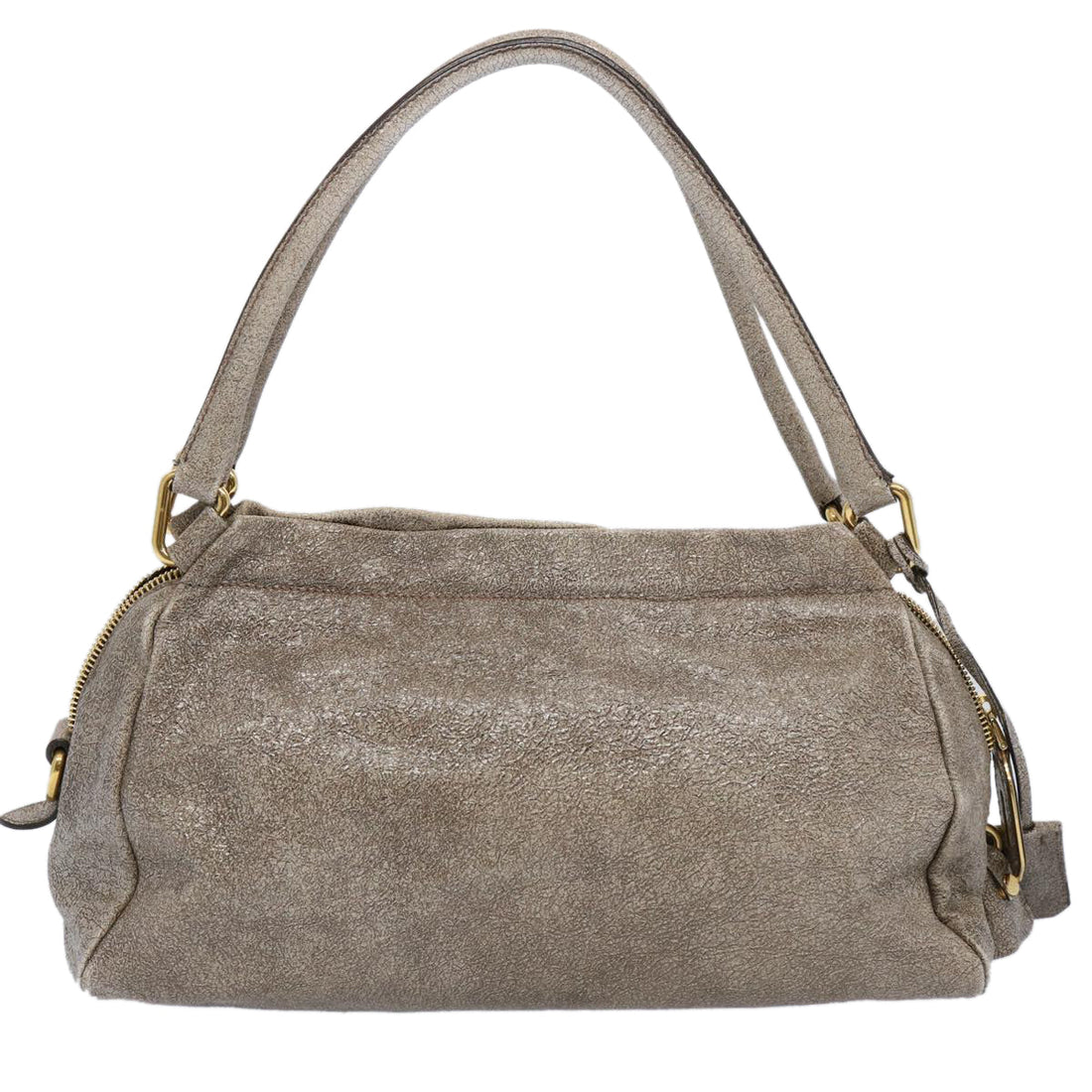 PRADA Tote Bag Leather Beige  61880