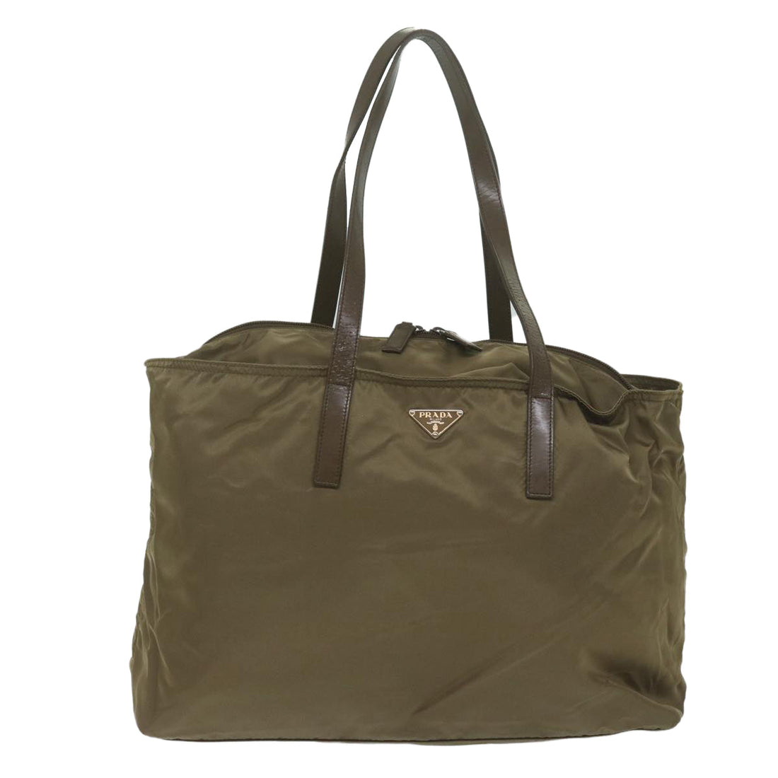 PRADA Tote Bag Nylon Brown  61961