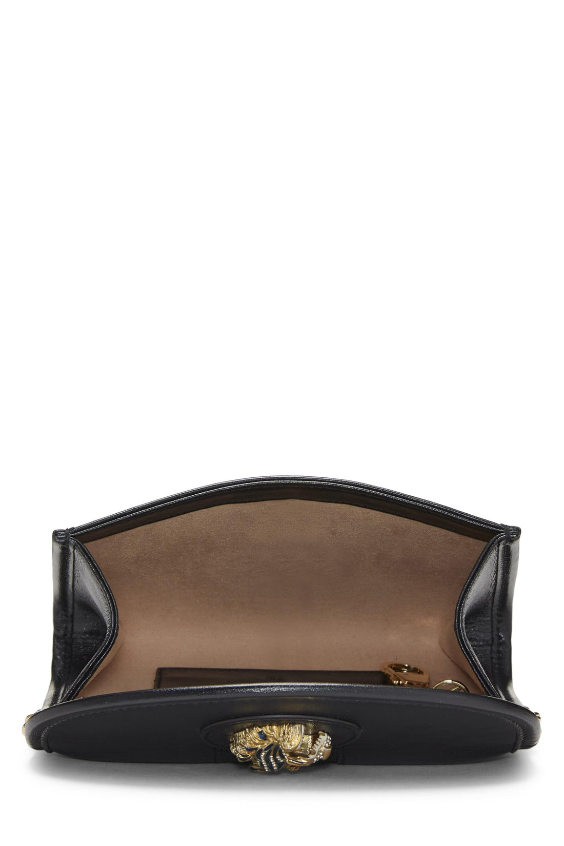 Gucci, Black Leather Web Rajah Shoulder Bag Mini, Black