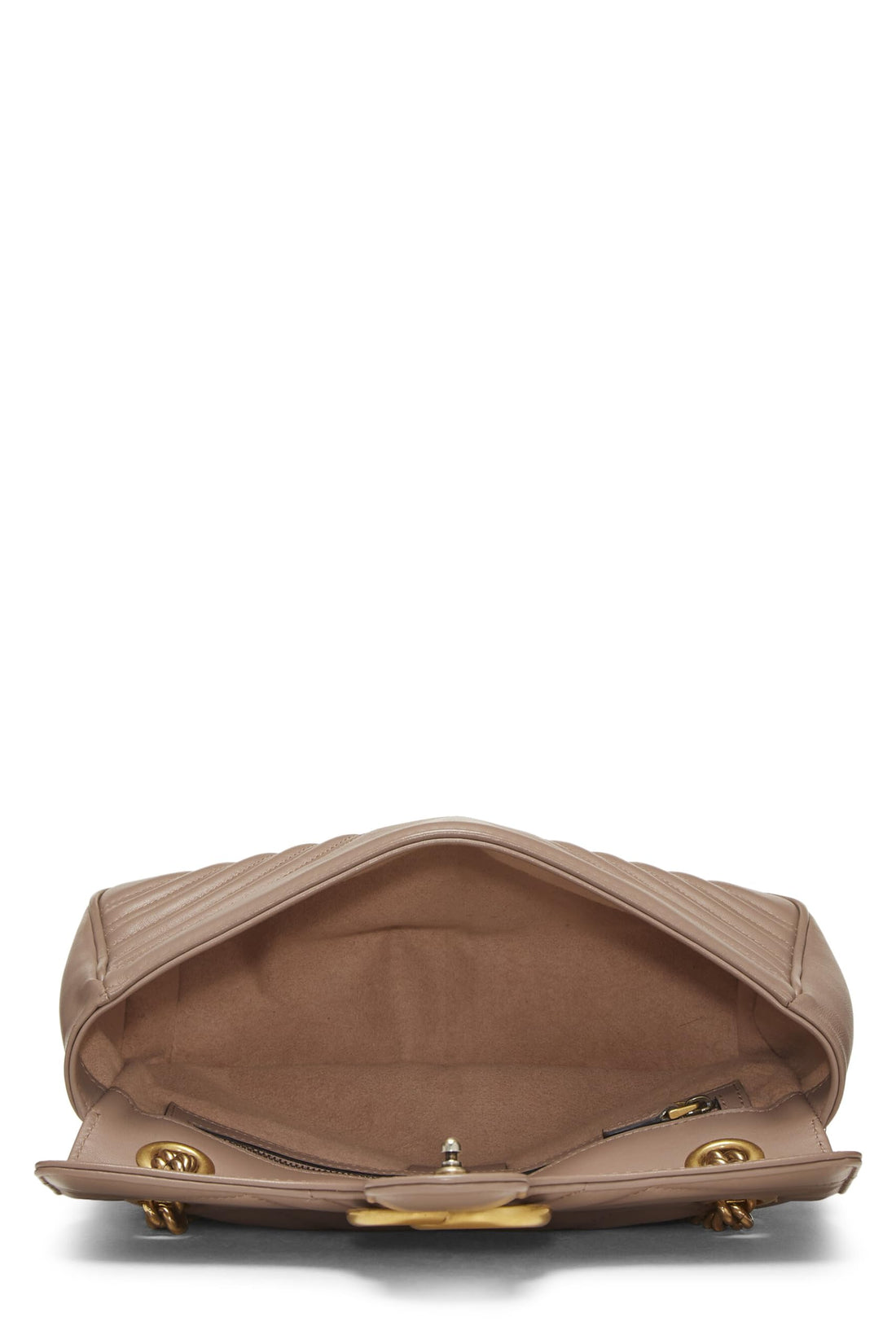 Gucci, Pink Leather GG Marmont Shoulder Bag Small, Pink