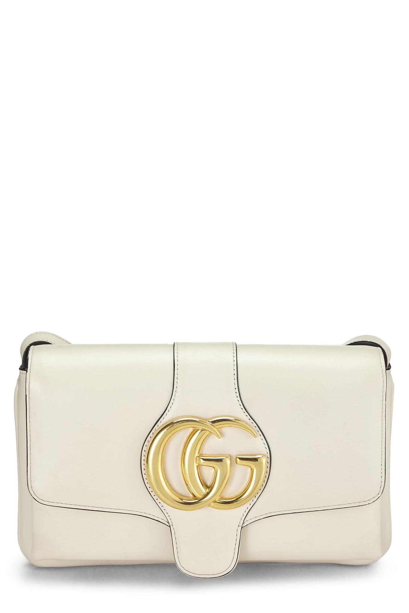 Gucci, White Leather Arli Shoulder Bag Small, White