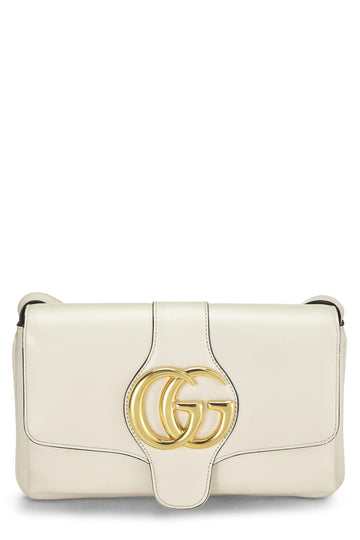 Gucci, White Leather Arli Shoulder Bag Small, White