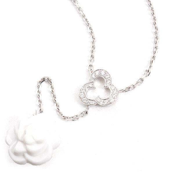 Chanel Camellia Diamond Necklace 750WG White Gold