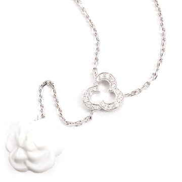 Chanel Camellia Diamond Necklace 750WG White Gold