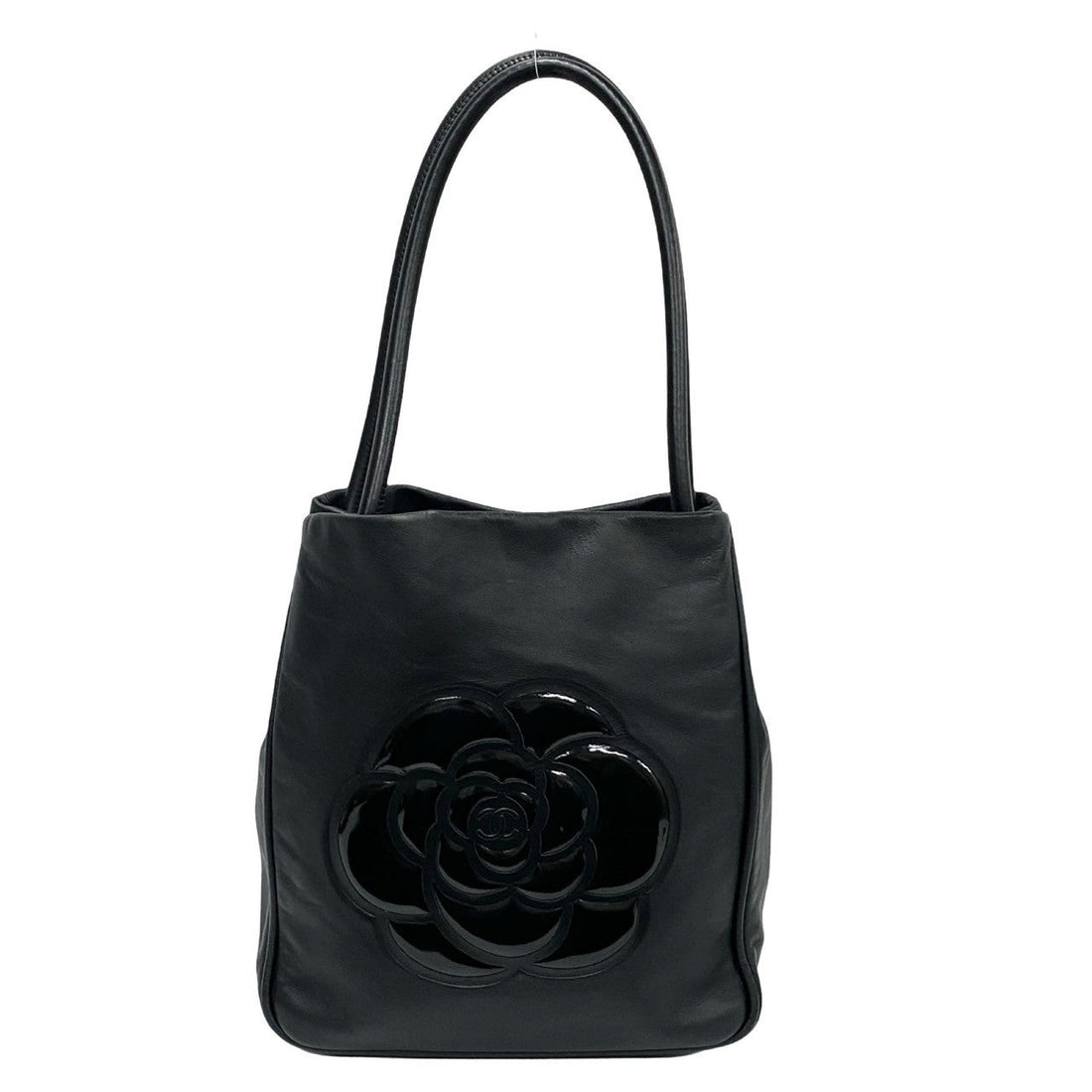 Chanel Camellia Leather Tote Bag