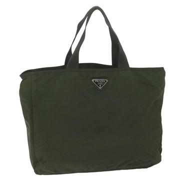 PRADA Tote Bag Nylon Khaki  62356