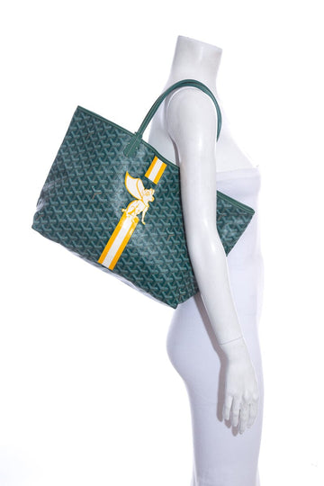 Goyard Green "SuperDog" PM St Louis Tote