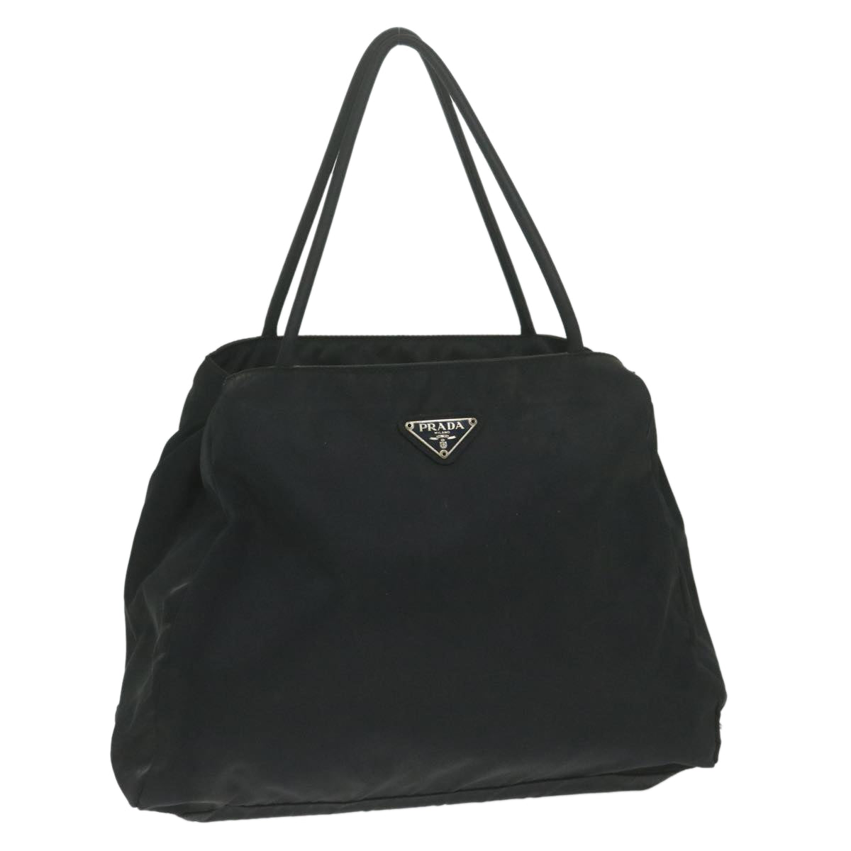 PRADA Tote Bag Nylon Black  63983