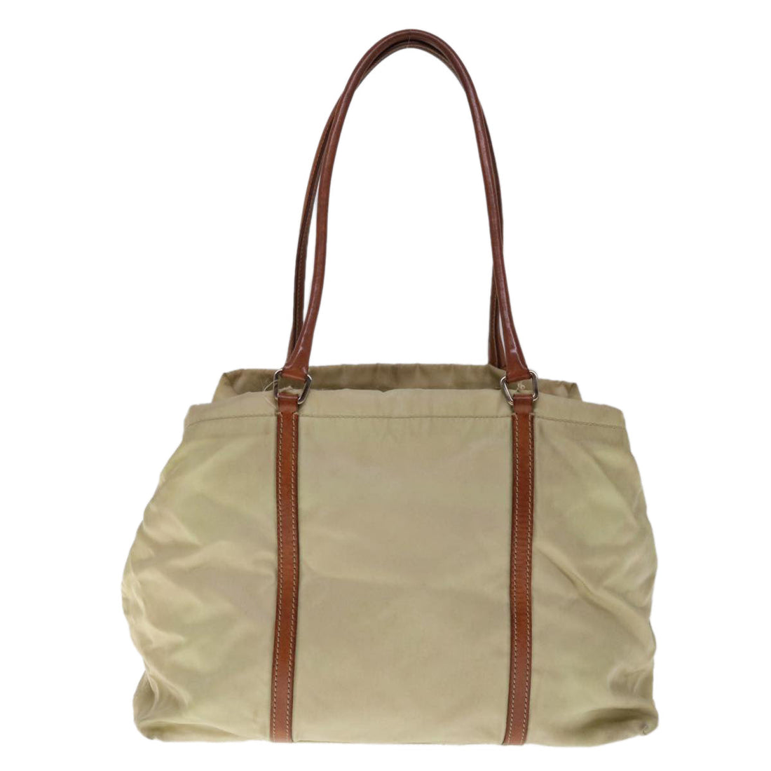 PRADA Tote Bag Nylon Cream  65448