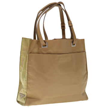 PRADA Tote Bag Nylon Beige  65510