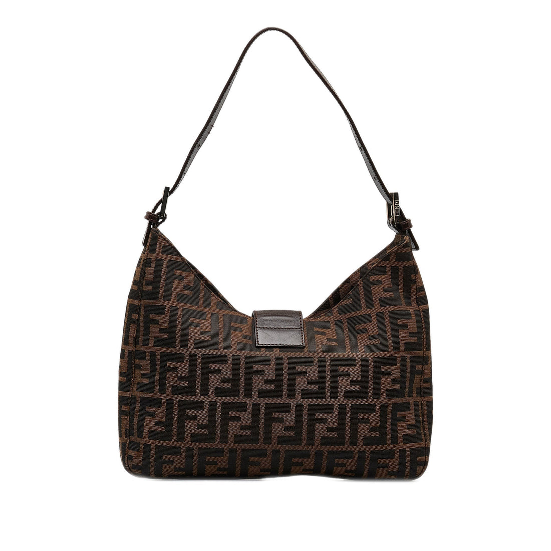 FENDI FF Lock Zucca Shoulder Bag