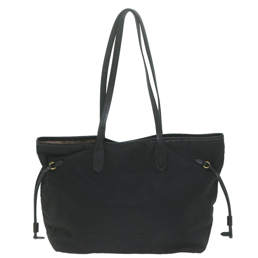 PRADA Tote Bag Nylon Black  66143