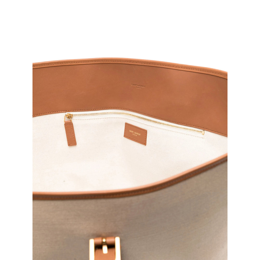 Saint Laurent Neutrals Tote Bags Women