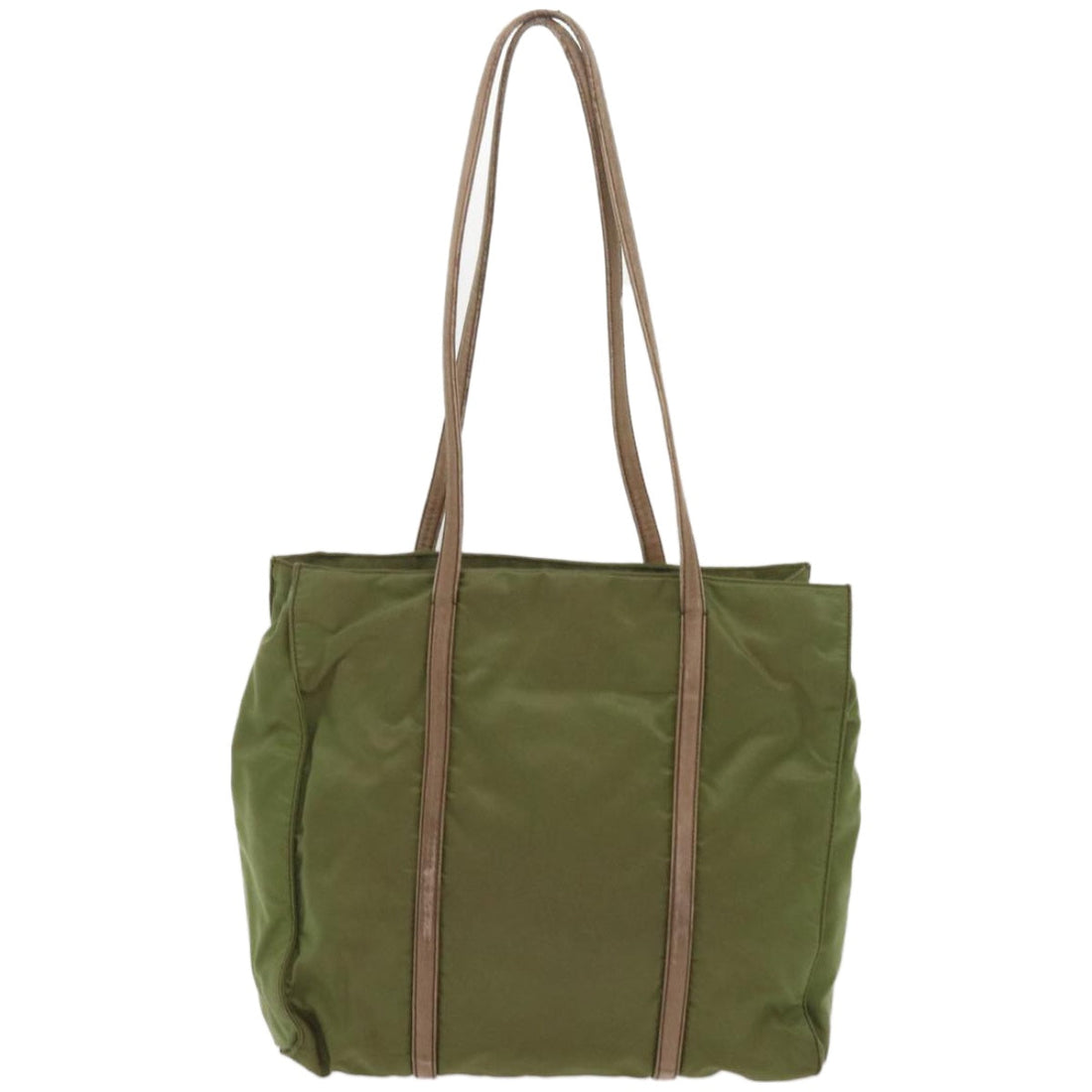 PRADA Tote Bag Nylon Khaki  66382