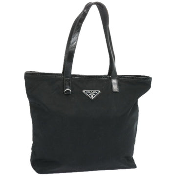 PRADA Tote Bag Nylon Black  66385