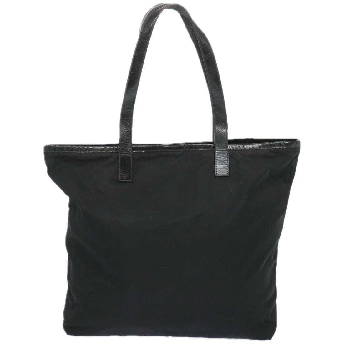 PRADA Tote Bag Nylon Black  66385