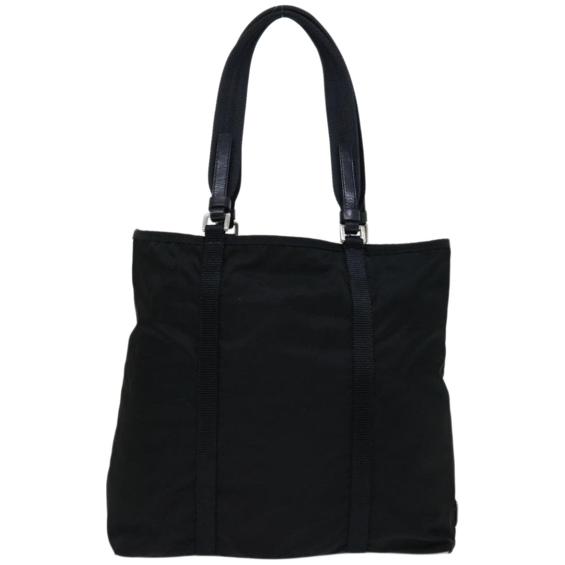 PRADA Tote Bag Nylon Black  66592
