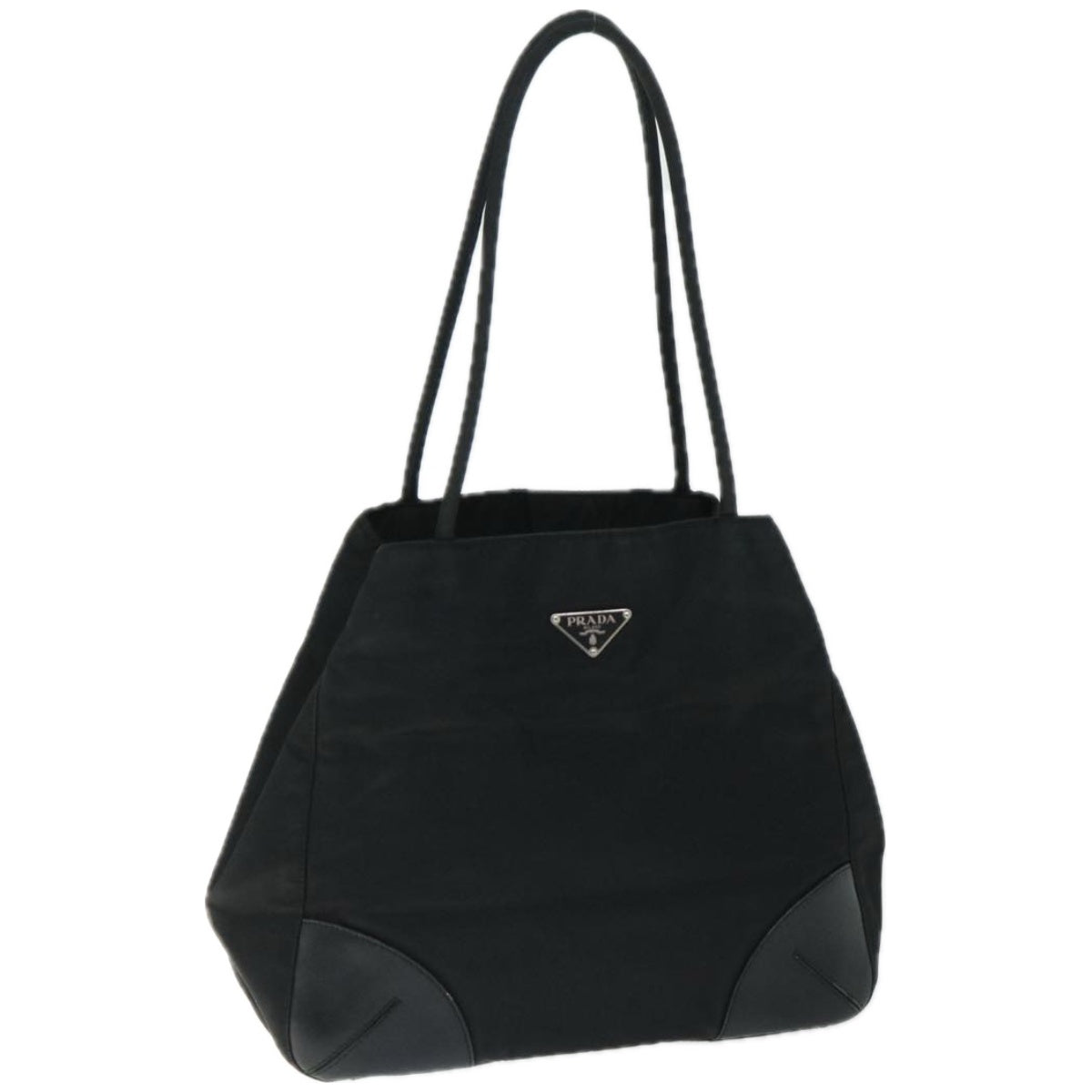 PRADA Tote Bag Nylon Black  66811