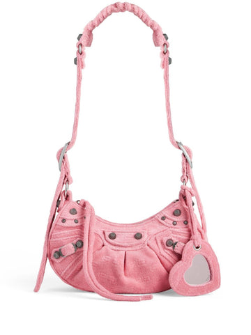 BALENCIAGA Mini Leather Shoulder Handbag