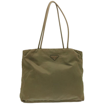 PRADA Tote Bag Nylon Khaki  67418