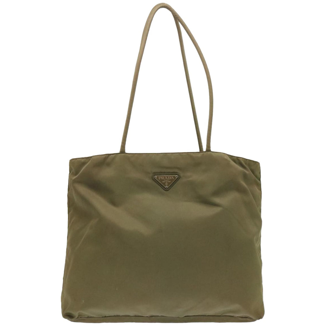 PRADA Tote Bag Nylon Khaki  67418