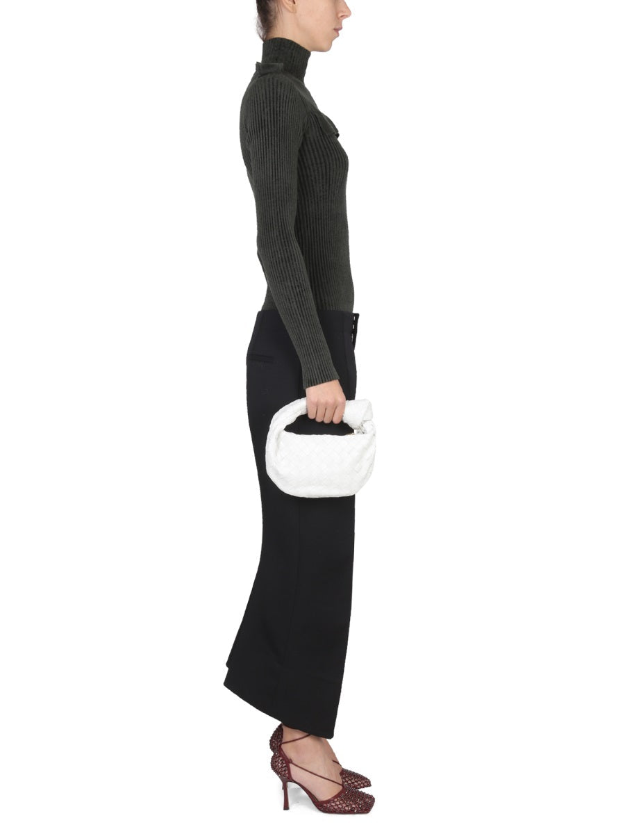 BOTTEGA VENETA Women's Military Style High Neck Sweater