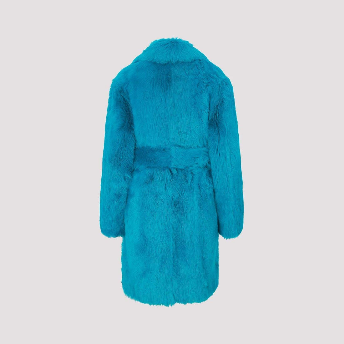 BOTTEGA VENETA Lamb Fur Jacket with Removable Belt for Women
