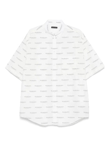 BALENCIAGA Large Fit Casual Shirt for Men