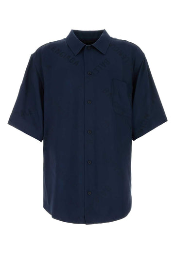 BALENCIAGA Oversized Mini Viscose Shirt for Men