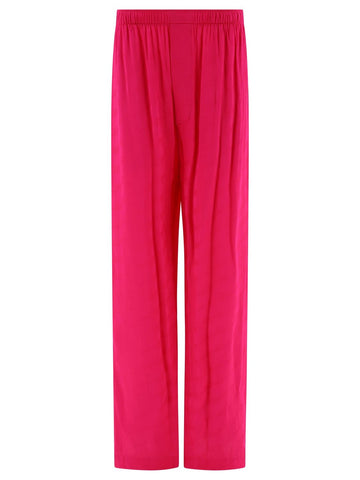 BALENCIAGA High Rise Regular Fit Monogram Trousers