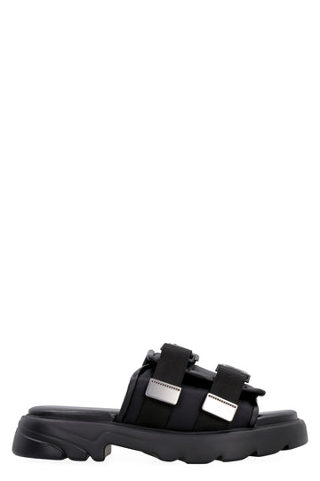 BOTTEGA VENETA Flash Technical Fabric Sandal - 4.5 cm Platform