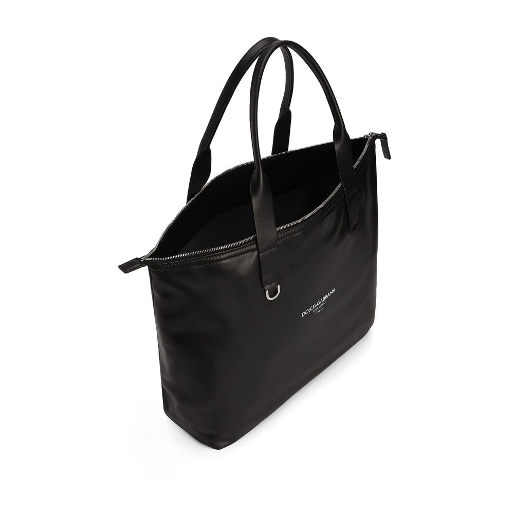 Dolce & Gabbana Black Tote Bags Men