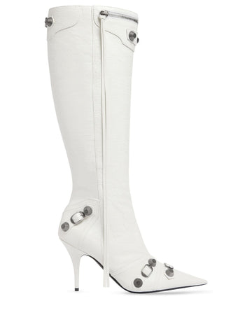 BALENCIAGA Knee-High Leather Boots